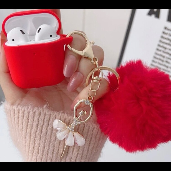 Pom-pom Charm Airpod Case - Picture 5 of 5